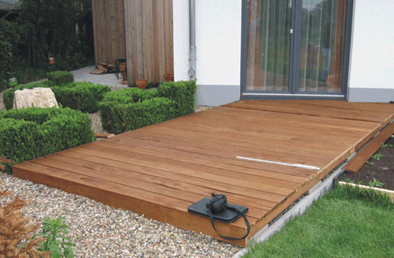 Terrassendeck aus Bangkirai-Holz